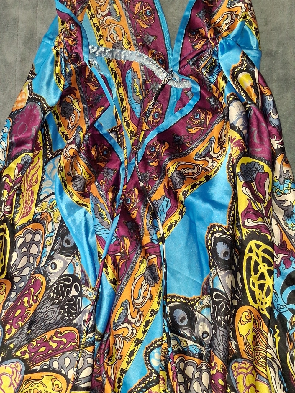 Festival Paisley Print Dress in Multicolors